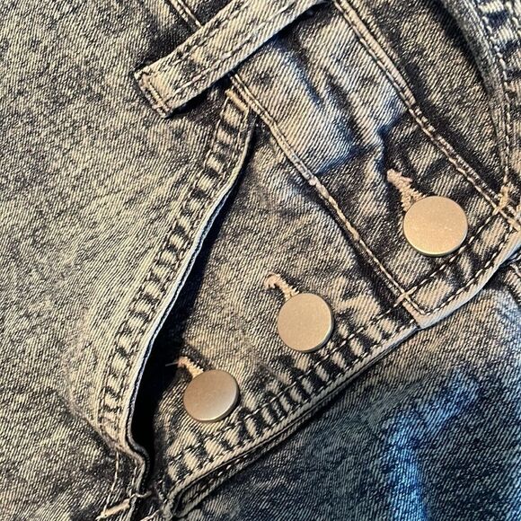 Nobo Relaxed Fit Jean short overalls 5 pockets Loops for belt Junior size 15-17 - Picture 11 of 13